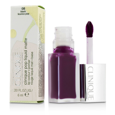 

CLINIQUE - Pop Liquid Matte Lip Colour Primer - 08 Black Licorice Pop 6ml02oz