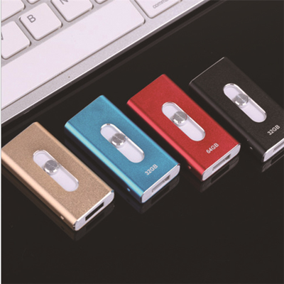 

Three-in-one push-pull mobile phone u disk for Apple Android phone U disk wholesale free gift customization