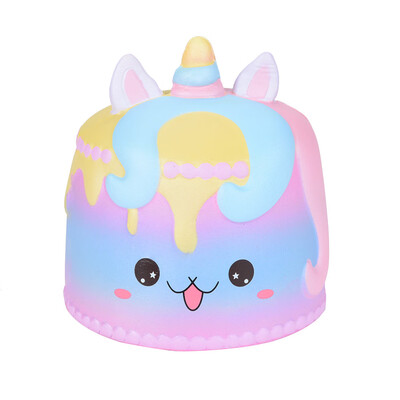 

YIWULAJumbo Cartoon Unicorn Cake Squishies Scented Cream Super Slow Rising Squeeze Toy