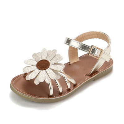 

2019 New Summer Baby Girl Breathable Anti-Slip Flower Design Shoes Sandals Toddler Soft Soled First Walkers