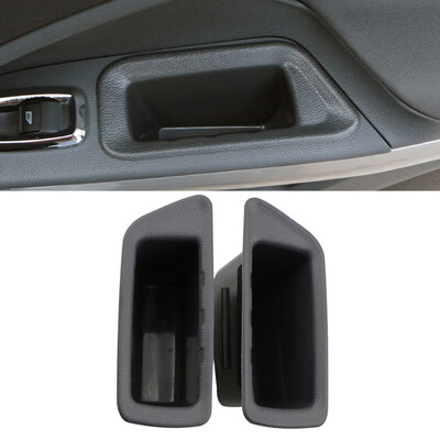 

2pcs Rear Door Interior Armrest Storage Box Containers For Ford Ecosport 2018-19