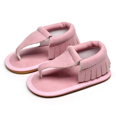 

M31Baby Flip Flops Shoes Summer Baby Boys Girls PU Soft Bottom Sandals Toddler Newborn Casual Shoes