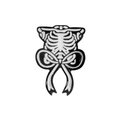 

Rib Shaped Men Women Clothing Brooch Girls Plating Alloy Breastpin Clothes Pin Jewelry Gifts