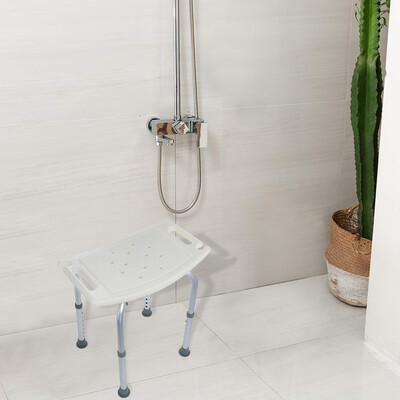 

Gobestart Medical Tool Assembly Spa Bathtub Adjustable Shower Chair for Elderly Handicap