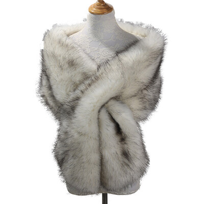 

Ladies Winter Faux Fur Scarf Warmer Shawl