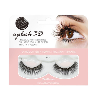 

Gobestart 1 Pair 3D False Lashes Fluffy Strip Eyelashes Long Natural Party Makeup