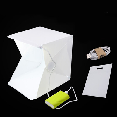

〖Follure〗Mini LED Light Room Photo Studio Photography Lighting Tent Backdrop Cube Box