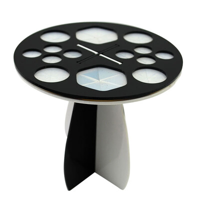 

Makeup Brushes Drying Holder Stand Hang Tools Acrylic Makeup Foundation Cosmetic Tree Dry Brushes Hole