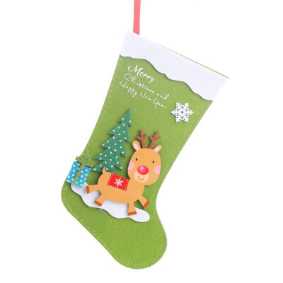 

Christmas Stockings Socks Cat Dog Elk Navidad New Year Candy Bag Christmas Decorations Xmas Tree Ornaments Party Kids Gift Bags