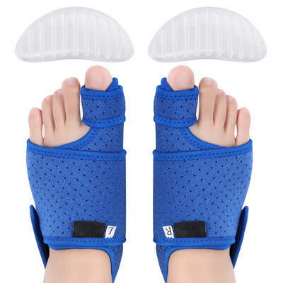 

1pair Foot Care Toe Separator Thumb Valgus Protector Splint Correction Feet Tool PU Silicone Transparent Arch Pad