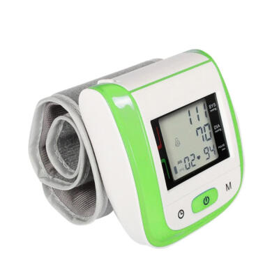 

Wrist Blood Pressure Monitor Portable Tensiometros Digital LCD Wrist Cuff Blood Pressure Meter Esfingomanometro Pulse