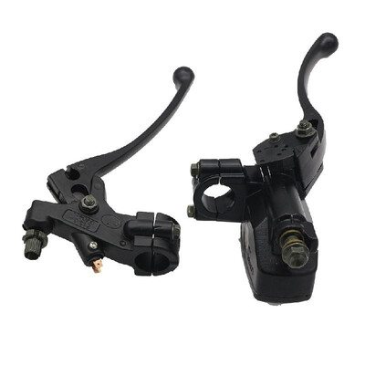 

Universal Motorcycle 78" 22mm Handlebar Brake Master Cylinder Clutch Lever Left Right Set