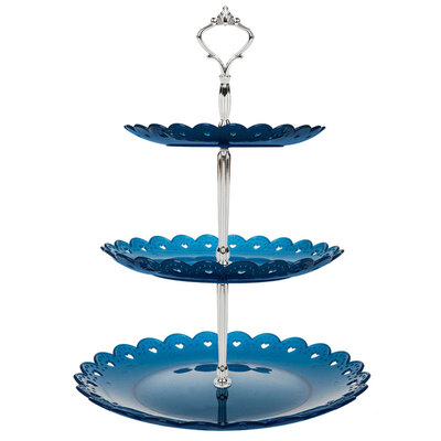 

Fine Cake Shelf Fruit Basket Holder Decorative Bowl Stand Three-Layer Fruit Plate Dried Fruit Plate Storage BaskeJINGZHE