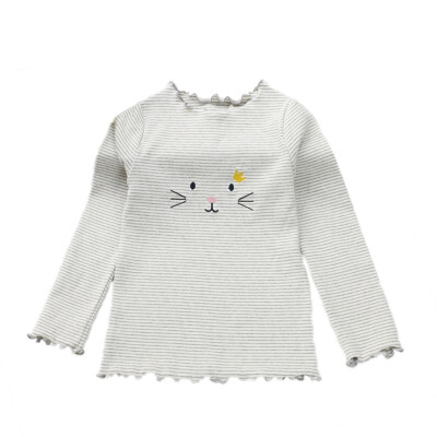 

Candy color Children T shirt Girls casual Blouse tops Autumn Turtleneck baby girls long sleeve tops T shirt kids clothes 2-6T