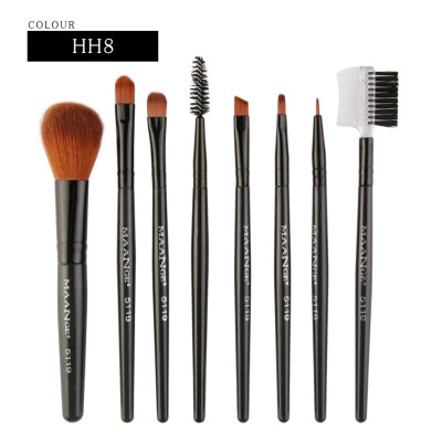 

New 8 Pcs Makeup Brushes Kit Blush Eye Shadow Eyeliner Eyebrow Brush Makeup Brushes Set Maquiagem Pincel Cosmetics Beauty Tool