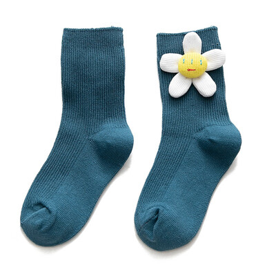 

Autumn Kids Socks 1Y-8Y Cartoon Soft Soled Boys Girls Cartoon Design Cotton Infant Toddler Anti-slip Floor Socks 6 Colors Warm