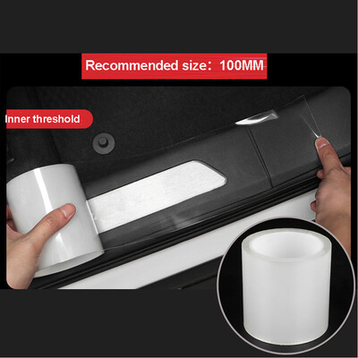 

10ft Transparent Car Sill Edge Paint Protection Strip Stickers Tape Anti-scratch