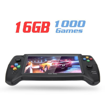 

RS-08 Handheld Game Video Game Console with Double Rocker 7in Screen for FC GB GBA GBC MD NES SFC PS Games Support TF Card 48GB 30