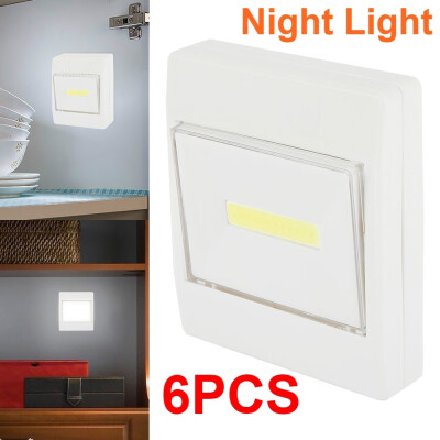 

136PCS 3W COB LED Wall Switch Wireless Closet Cordless Night Light For Kitchen Cabinet Closet Lamp