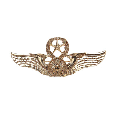 

European And American Fashion Pin Buckle Personalized Retro Metal Wings Metal Badge Pin Color Gold