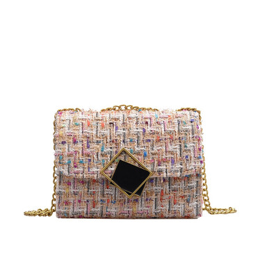 

Tailored Womens 2019 New Style Personality Single Shoulder Chain Wild Messenger Bag