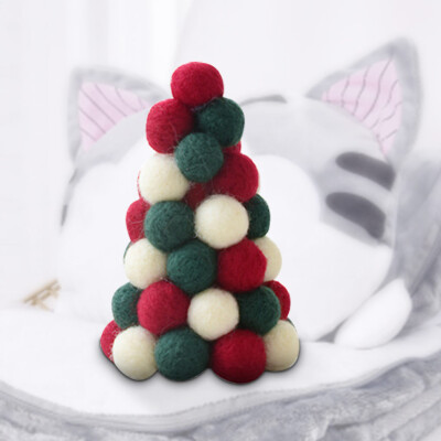 

Siaonvr Wool Mini Christmas Tree Decoration Desktop Decoration