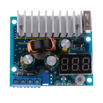 

DC-DC 3-32V to 3-35V 100W Adjustable Step Up Power Supply Module 100W LED Digital USB Voltage Boost Converter