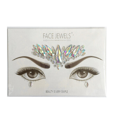 

〖Follure〗Crystal Temporary Eyes Tattoo Transfer Eyeshadow Eyeliner Face Stickers