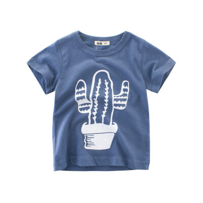 

Summer Baby Boys Short Sleeve T-Shirts For Kids Cartoon Printed Tops Tees Shirts Casual Blouse