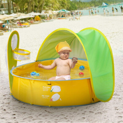 

Baby Beach Tent Pop-Up UV Protection Sun Shelters Foldable Indoor Outdoor Baby Pool Beach Canopy Tent Garden Game Toy Tent