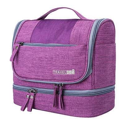 

Toponeto Hanging Bag Waterproof Travel Cosmetic Kit Large Essentials Organizer