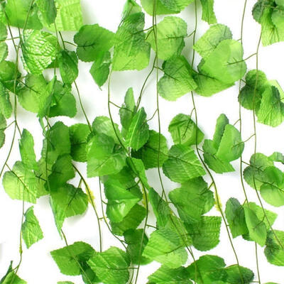 

12X Wedding Decorations Artificial Ivy Leaf Garland Plants Vine Foliage 787ft