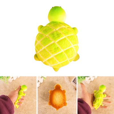 

Gotoamei Mini Cute Tortoise Super Slow Rising Kids Fun Toy Stress Reliever Toy Gift GN