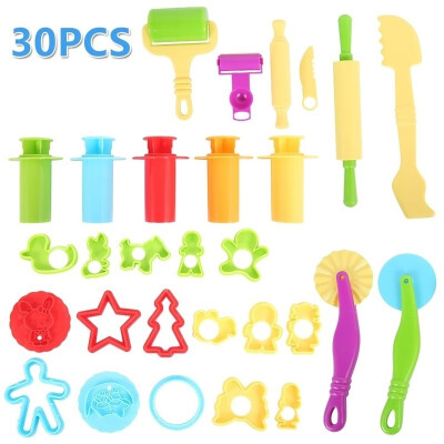 

30Pcs Play Doh Kids Tools Set Modelling Craft Play Dough Mould Mold Toy Cutters