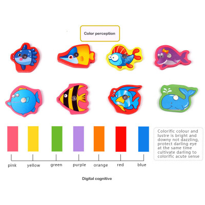 

Childrens Magnetic Fishing Parent-child interactive Toys Game Kids Fish Baby Bath Toys outdoor toy