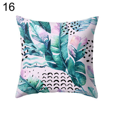 

Coconut Tree Monstera Leaf Throw Pillow Case Cushion Cover Sofa Bedding Articles
