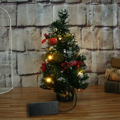 

Table Holiday Mini Xmas Felt Christmas Tree Decor Desk For Restaurant Display