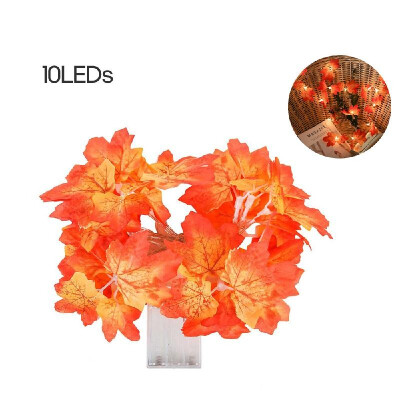 

Maple Leaves Lamp 102040LEDs Starry Fairy Light Creative Copper Wire String Outdoor Decor Patio Garden Decor