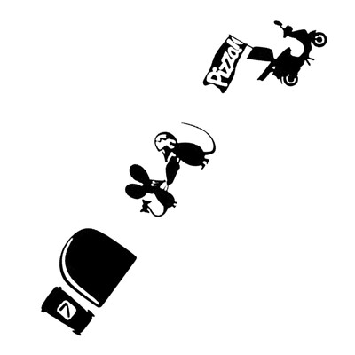 

Removable PVC Mouse Pattern Wallpaper Self Adhesive Mural Decal Art Wall Sticker Living Room Decor