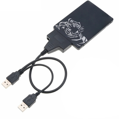 

Dual USB 20 to SATA 22Pin Adapter Cable Replacement for 25 35 inch HDD External Power Hard Disk Drive Converter