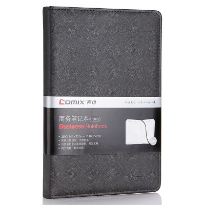 

COMIX) C5823 48K leather notebook / notebook / diary 114 pages black