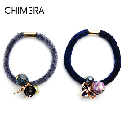 

Chimera CHIMERA hair accessories headdress emotions knot lace ring 2 sets of blue