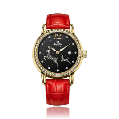 

Luxury brand watches women fashion casual beauty fancy womens quartz wrist watch waterproof 50m Leather strap CASIMA2623
