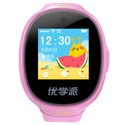 

School phone watch UW3 children's smart phone watch dual waterproof five-position student positioning phone children's phone watch children's mobile phone Dream Powder