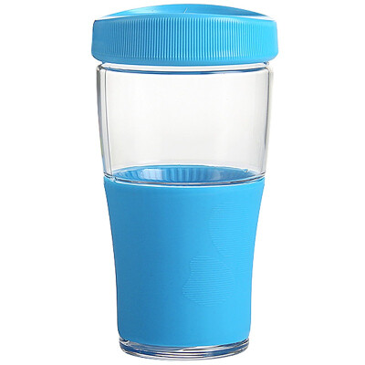 

【Jingdong Supermarket】 Le Meiya Luminarc all-steel glass brightly insulated sets with the cup cups juice cup 500ml sky blue