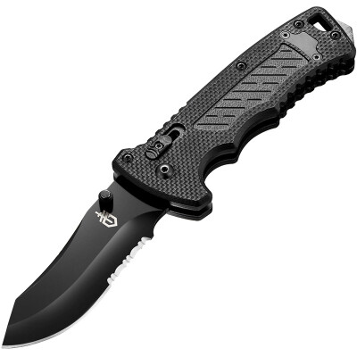 

Gobo GERBER outdoor equipment US imports tool half-tooth blade folding knife tactical knife one hand open lock portable portable portable 31-000582