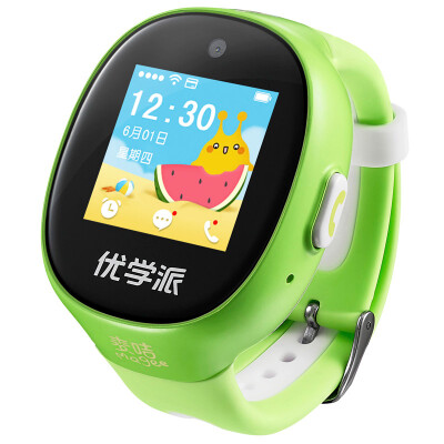 

School phone watch UW3 children's smart phone watch dual waterproof five-position student positioning phone children's phone watches children's mobile phone grass green