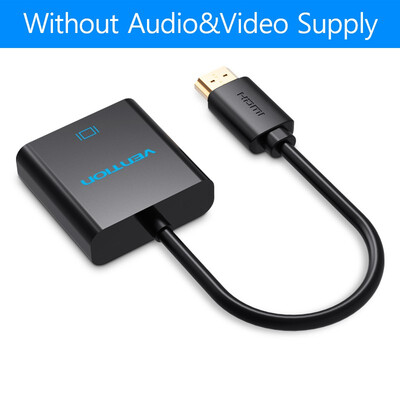 

Vention HDMI to VGA adapter Digital to Analog Video Audio Converter Cable 1080p for Xbox 360 PS3 PS4 PC Laptop TV Box Projector