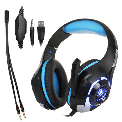 

Gaming Headset with LED Light GM-1 Headband Earphone for Playstation 4 PSP Xbox one Tablet iPhone Ipad Samsung Smartphone PC with