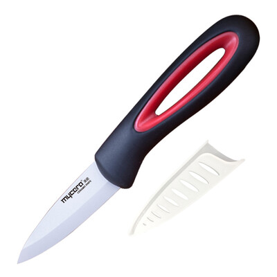 

USC ceramic knife when the knife 3 inch cut fruits&vegetables knife baby complementary knife black&red SZR3R